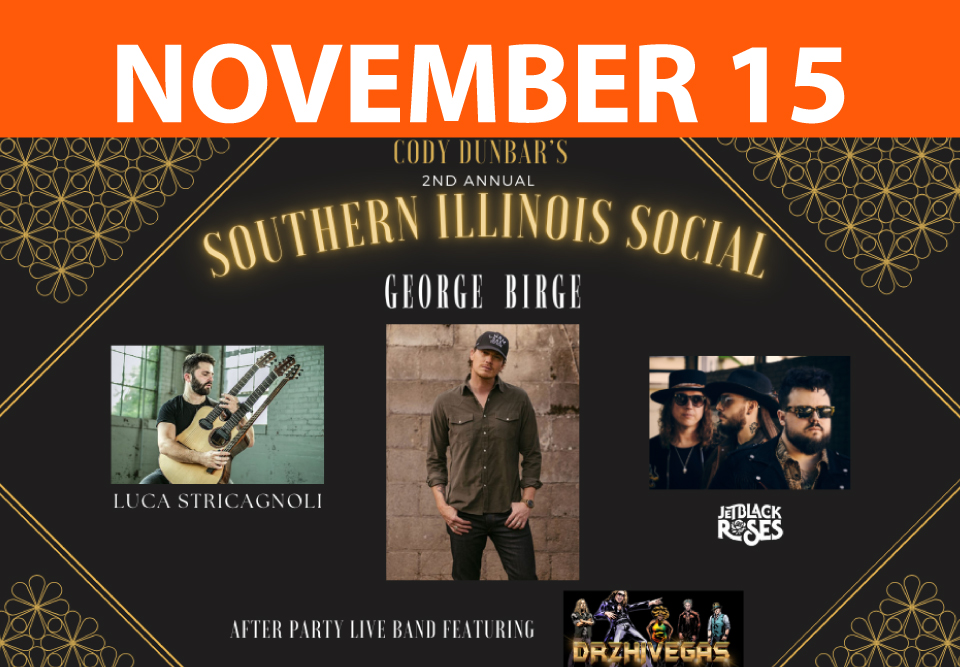 Images for the Southern Illinois Social featuring the performers George Birge, Luca Stricagnoli, Jetblack Roses, and Dr. Zhivegas