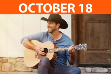 Image of Adam Wainwright playing his guitar for his featured show on October 18th, 2025